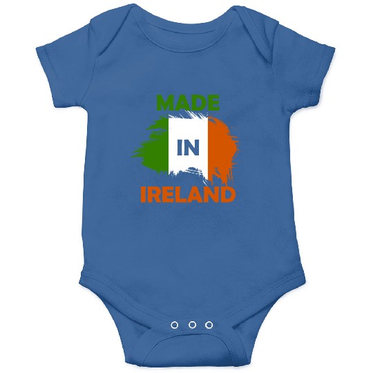 made in ireland scratch Onesies