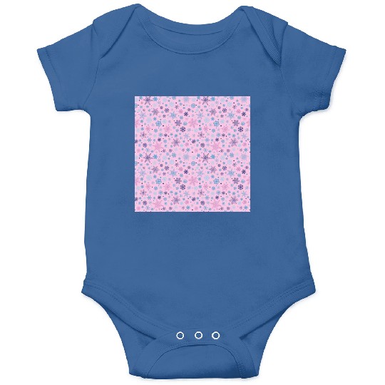 Snowflakes Pattern Colorful Onesies
