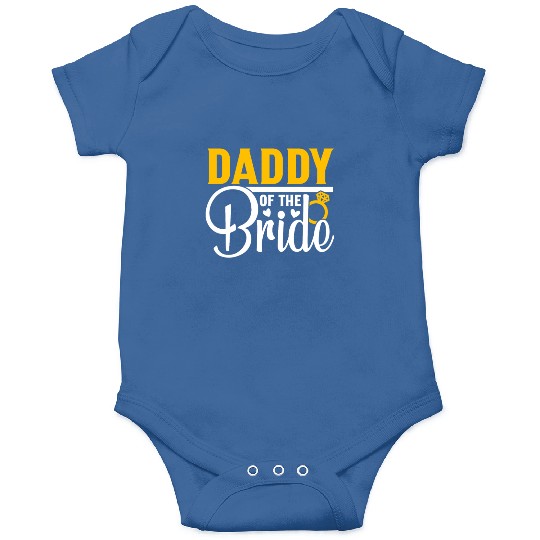 Daddy Of The Bride Wedding Party Matching Gift Onesies