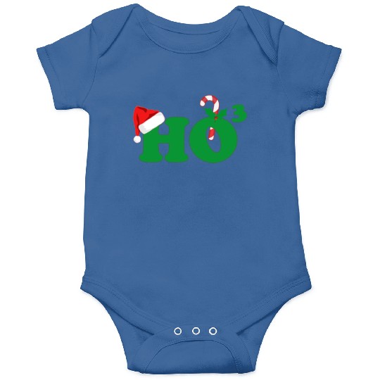 Ho Ho Ho Cubed Christmas Math Onesies