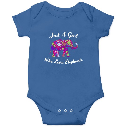 Elephant Lover Onesies Just A Girl Who Loves Eleph