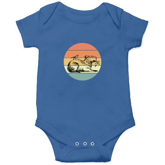 Retro Capybara Onesies