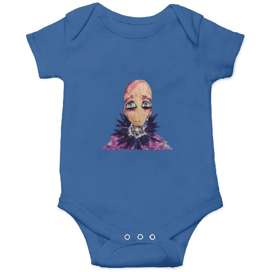Glamorous baby in violet. Onesies