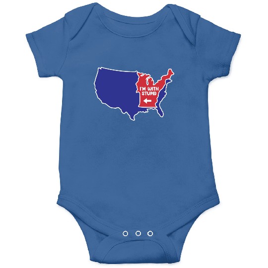 Vermont State US Design for patriotic Vermonters Onesies