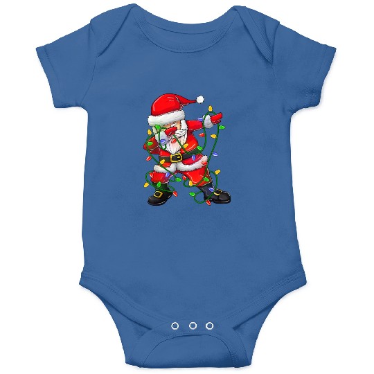 Dabbing Santa Onesies for Boys Girls Christmas Tree