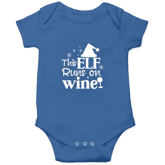 This Elf runs on wine Onesies