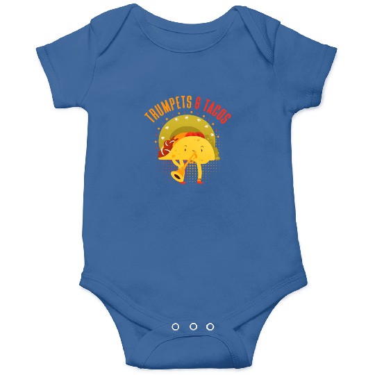 Funny Trumpet Player Taco Lover Onesies