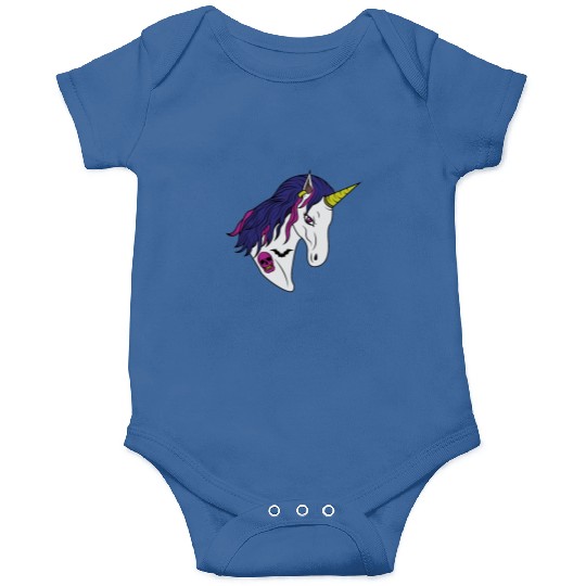 Goth Unicorn Zombie Gothic Occult Halloween Onesies