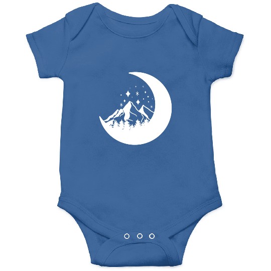 Mountains in the moon Full moon Onesies