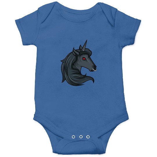 Goth Unicorn Zombie Gothic Occult Halloween Onesies