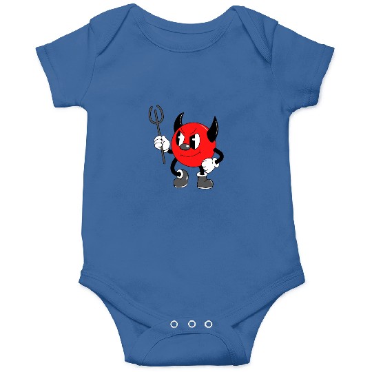 little devil Halloween black Onesies
