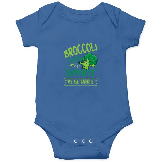 Broccoli Is My Spirit Vegetable Vegetarian Vegan Onesies