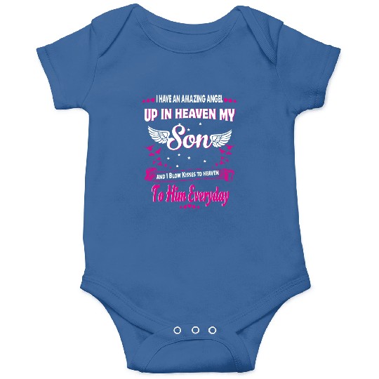 My Son Forever My Angel Sympathy In Loving Memory Onesies