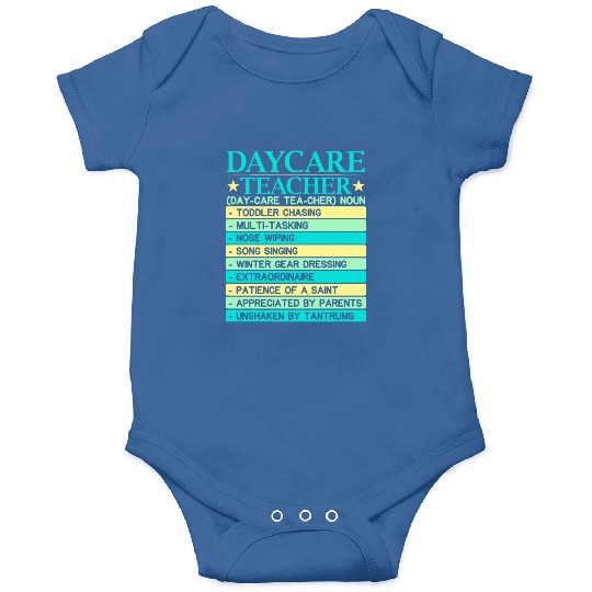 Daycare Teacher Childcare Educator Director Onesies