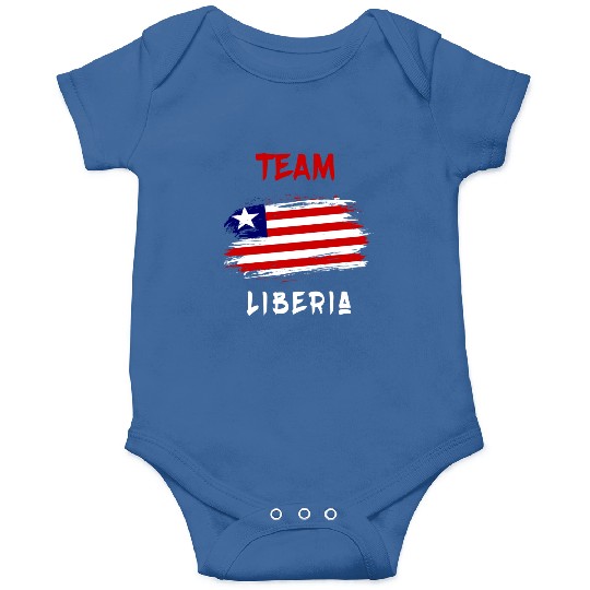 Team Liberia flag design Onesies