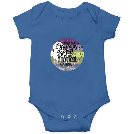 Funny Christmas Spirit Ghosts Sunset Onesies