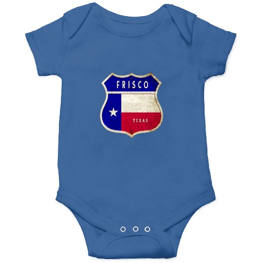 Frisco Texas crest flag design Onesies