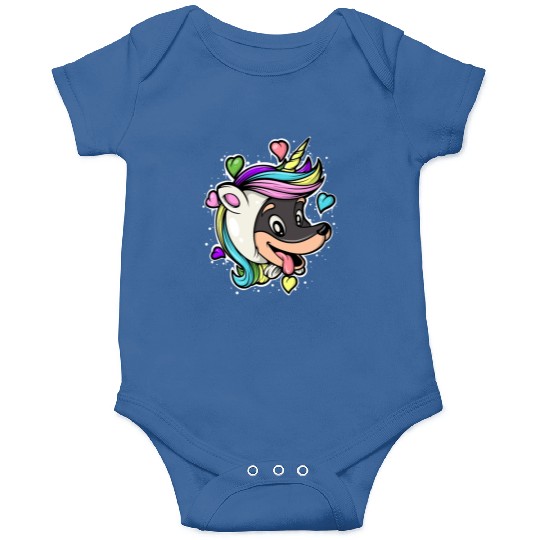 Unicorn Doberman Pinscher Funny Dog Lover Design Onesies