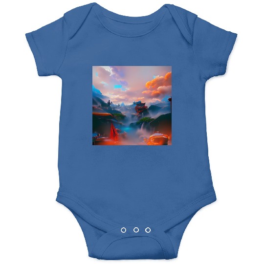 A Timeless World in a Distant Solar System Bright Onesies