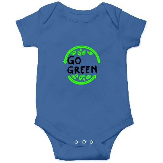 neon Green Circle Outline Go Green Onesies