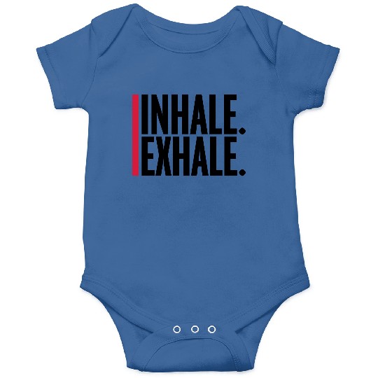 inhale exhale yoga quote Onesies