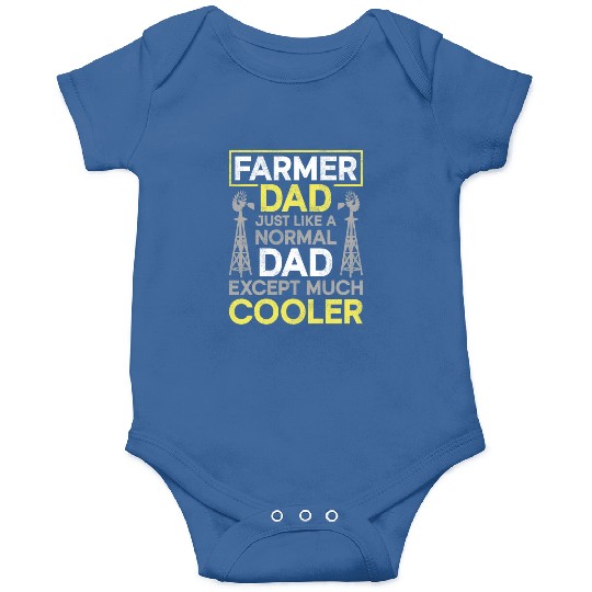 Farming Farmer Dad Father Vintage Onesies