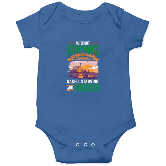 Local Farmers Support Agriculture Farming Onesies