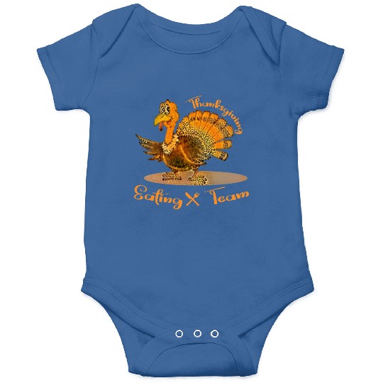 Thanksgiving eating team Onesies