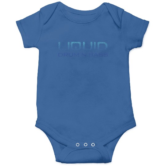 Liquid Drum N Bass Blue DNB Version Onesies