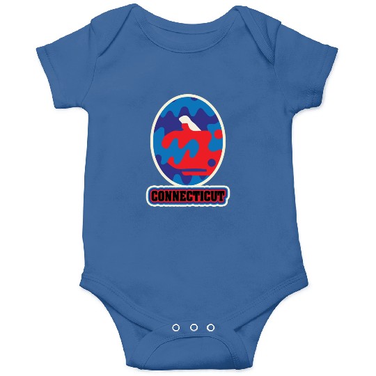 US States CONNECTICUT Onesies