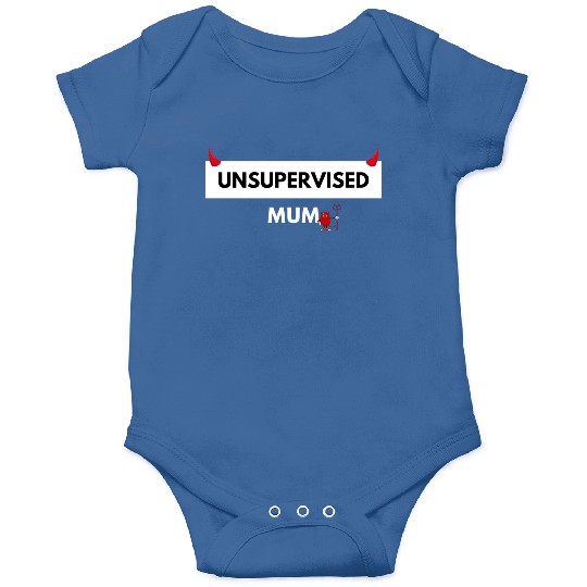 UNSUPERVISED MUM FUNNY CUTE DESIGN Onesies