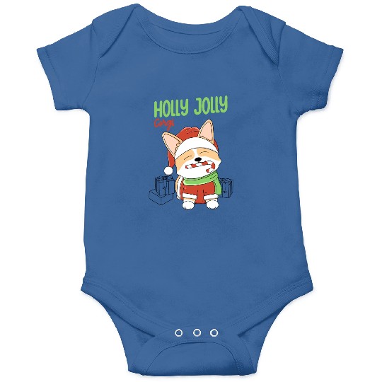Holly Jolly Corgi Onesies