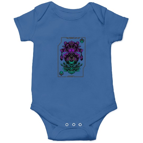 Alien art Ace of Spades Onesies