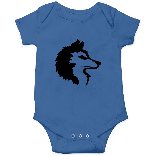 Alpha Wolf Cool Logo Onesies