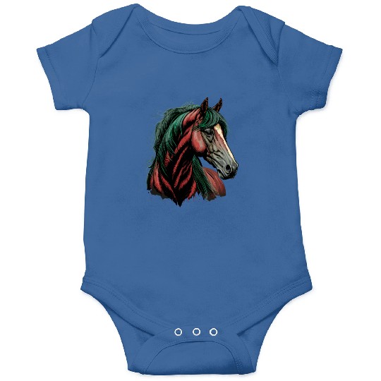 Face of Horse Onesies