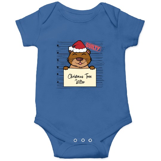 Sea otter christmas funny prison Onesies