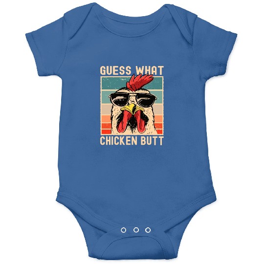 Chicken Meme Design Guess What Chicken Butt Onesies