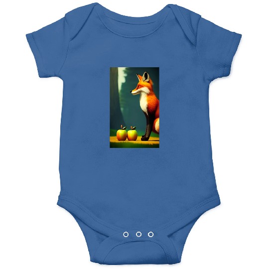 Fox and apples Onesies