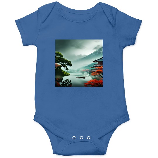 Aesthetic japan nature Onesies