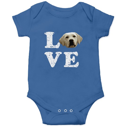 I Love My Yellow Lab Labrador Retriever Dog Onesies