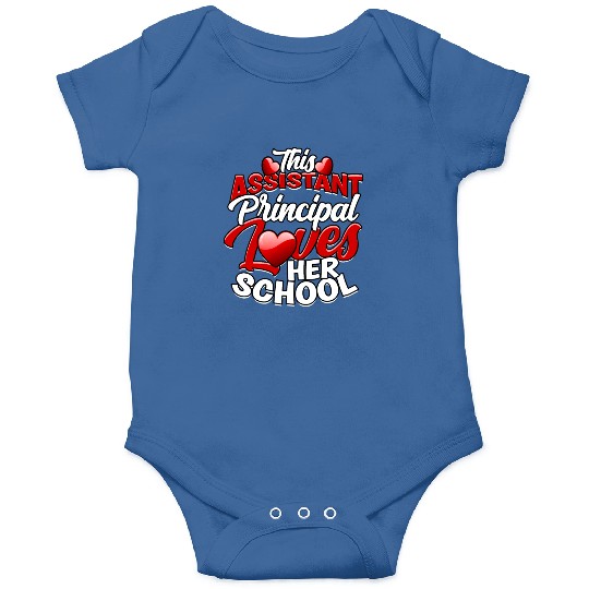Assistant Principal Back School Teacher Principal Onesies
