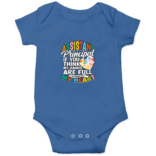 Assistant Principal Back School Teacher Principal Onesies