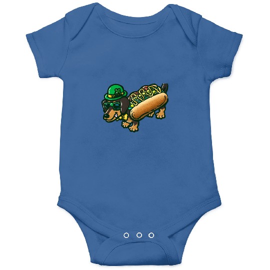 St Patrick's Day Chicago Dog Onesies