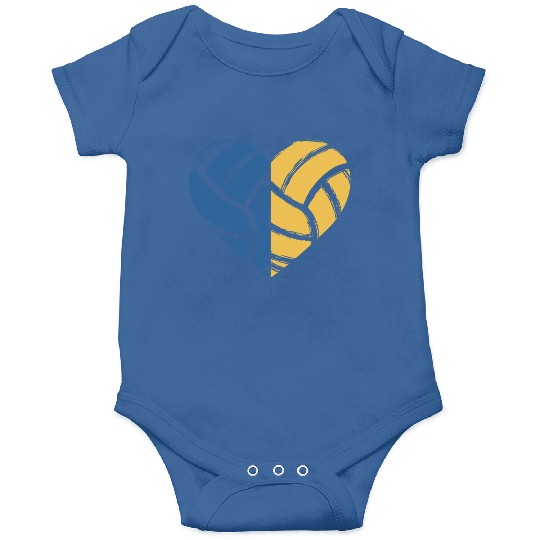 Volleyball Heart Volleyball Lover Gift for Player Onesies