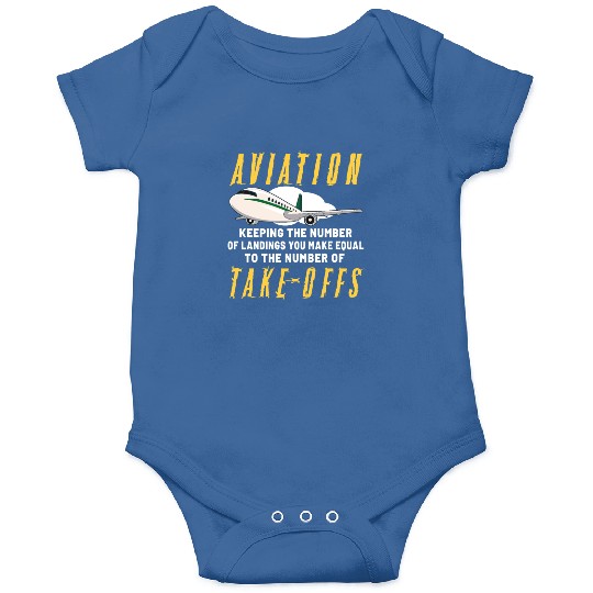 Pilot Aviation Airplane Airline Future Pilots Onesies