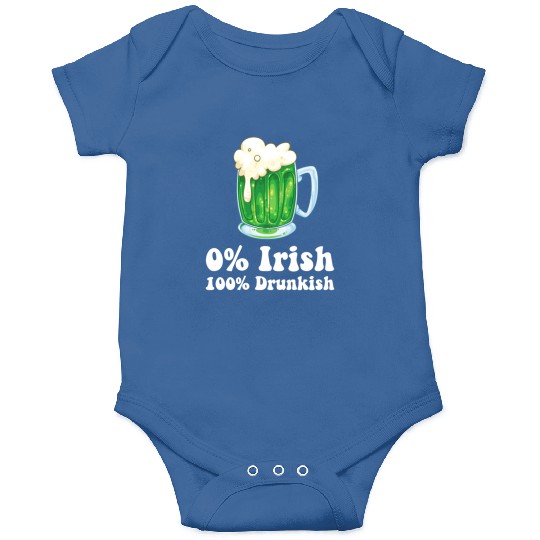 0 Irish Funny St Patricks Day Day Drinking Bar Onesies