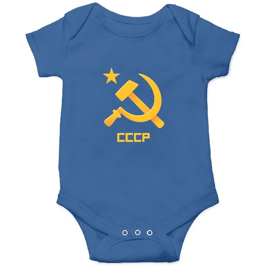 USSR Soviet Union Russia Hammer Sickel USSR Flag C Onesies