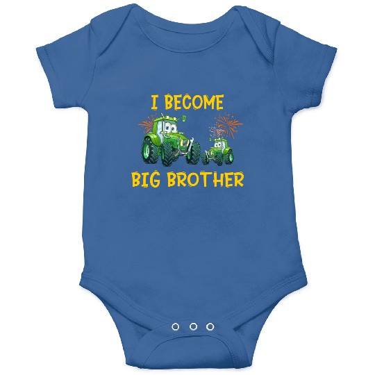 Big brother farmer tractor Onesies