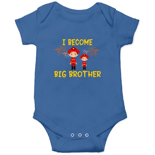 Big brother fire truck fireman 2023 Onesies