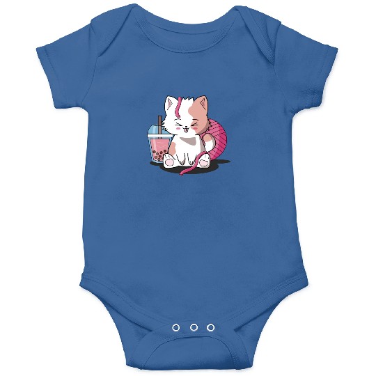 Chibi Boba Tea Cat Onesies